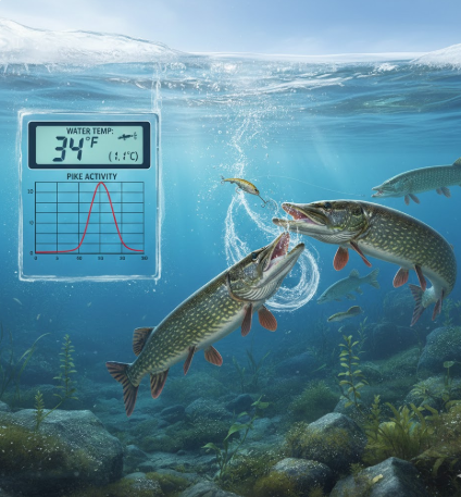 Water Temperature vs Pike Activity: The Winter Fishing Pattern Most Anglers Miss