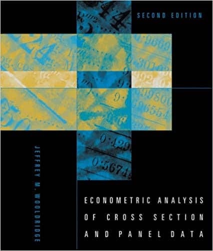 econometrics analysis of cross section and panel data pdf