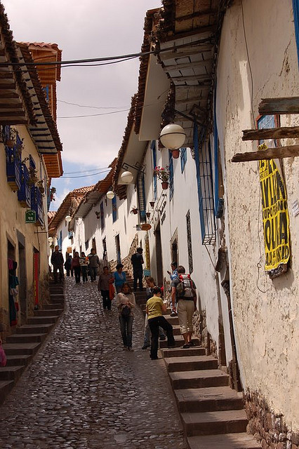 Colonial streets of Cusco, Peru