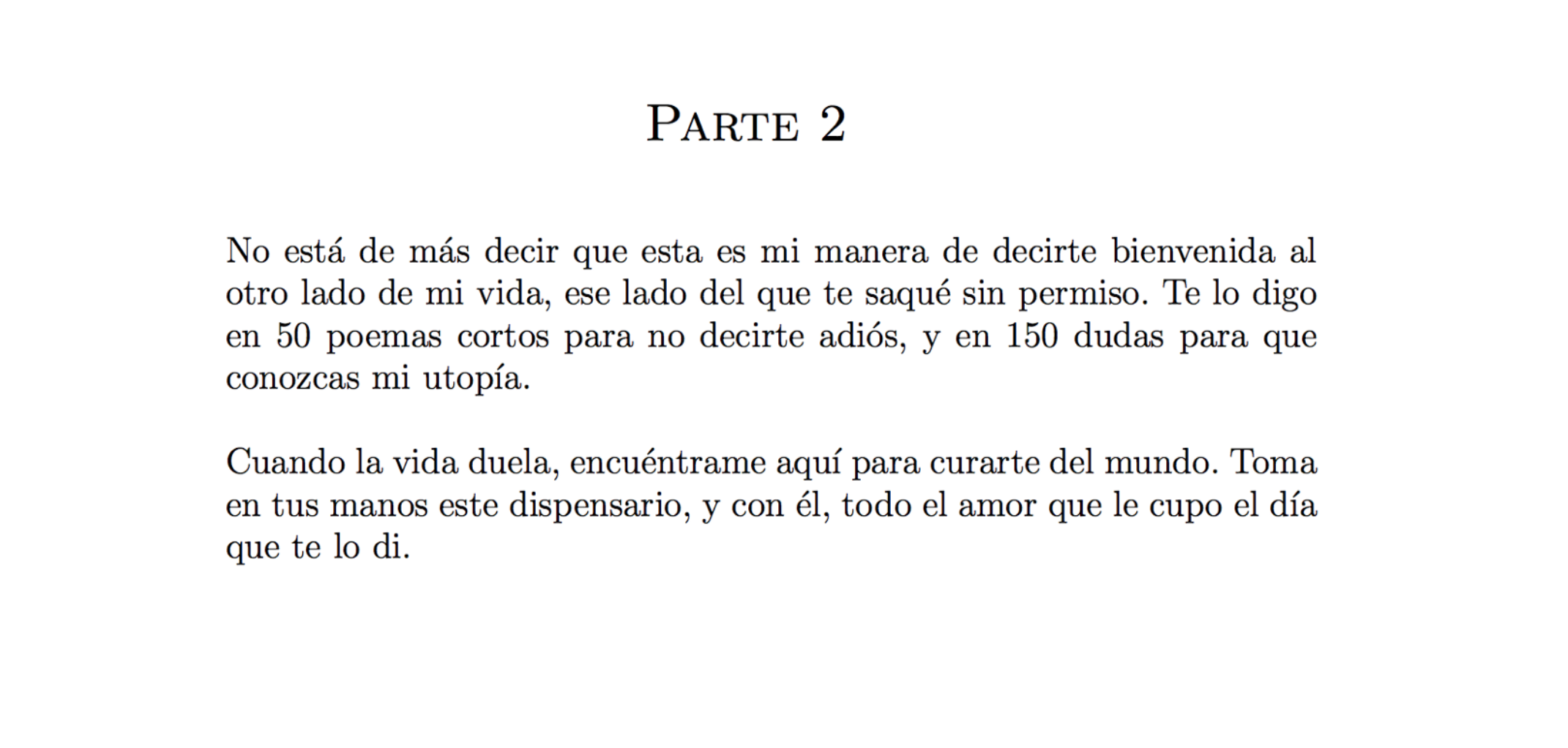 Diles que ya no buscas nada, que ya me encontraste a mi