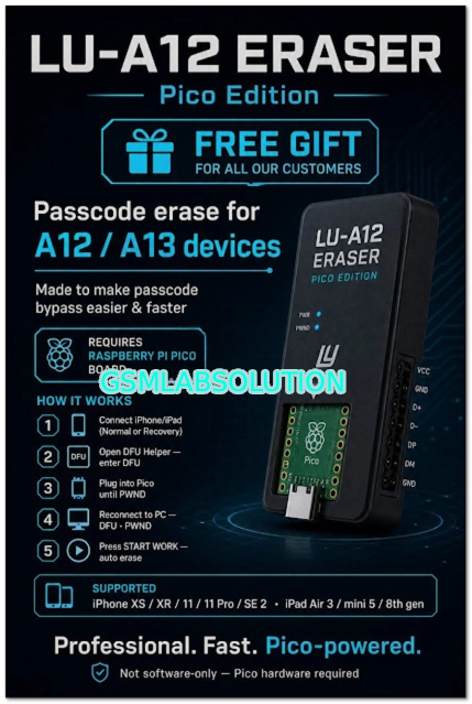 LU-A12 Eraser Pico Edition Free Download for A12 & A13