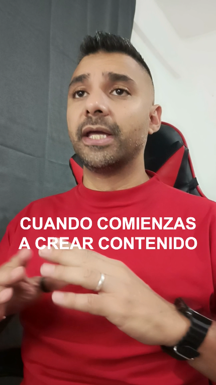 CUANDO COMIENZAS A CREAR CONTENIDO
