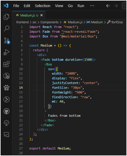 How to use Fade Effect in your React App | Medium