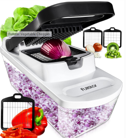 Vegetable Chopper - Spiralizer Vegetable Slicer - Onion Chopper