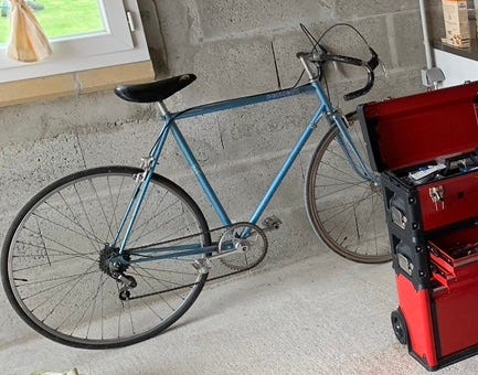 Restauration complète d’un ancien vélo Peugeot en fixie/single speed