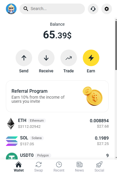 Simple interface graphic
