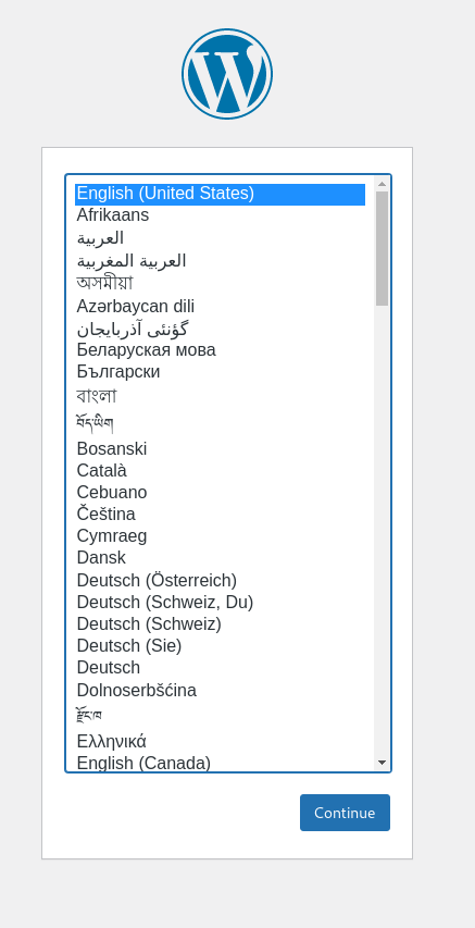 Tears of joy came out when I saw the WordPress installer waiting on the Raspberry PI 4…