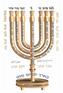 Motivo De Israel Menorah E David Protagonizam Na Janela Da