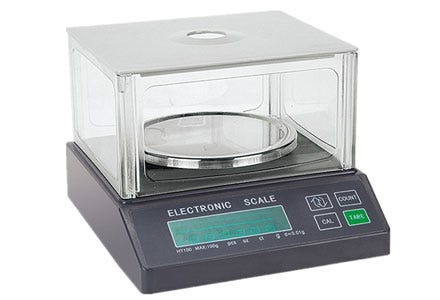 Chemistry Lab Weighing Machine. A weighing scale in chemistry lab