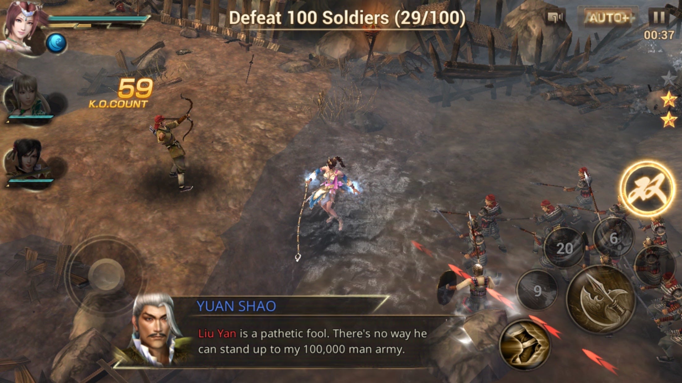 Finally we got a real Dynasty Warriors game on mobile guys! Just hope the  AI will be harder in following chapters : r/dynastywarriors