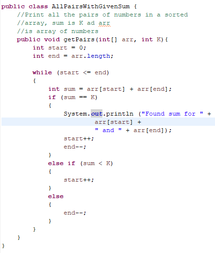 (Arrays)Pair of numbers with given sum | by gubbi | Medium