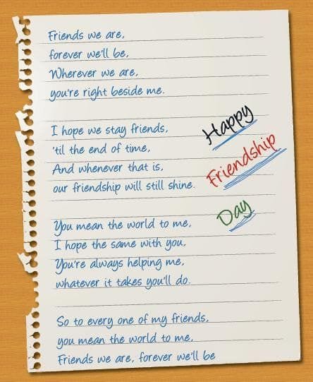 29 Best Friend Poems - Friendship Poems For Best Friends