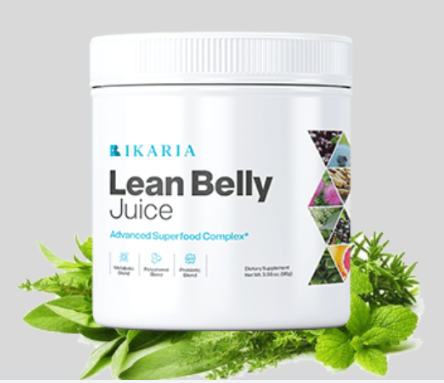 A tub of Ikaria Lean Belly Juice