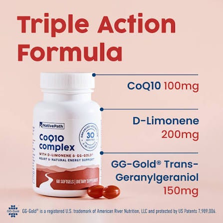 NativePath CoQ10 Complex: The Ultimate Supplement for Heart Health, Energy, and Healthy Aging