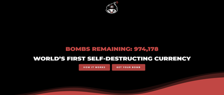 BOMB Token — World’s First Self-Destructing Currency