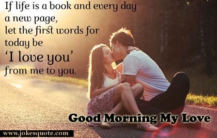 goodmorning love quotes