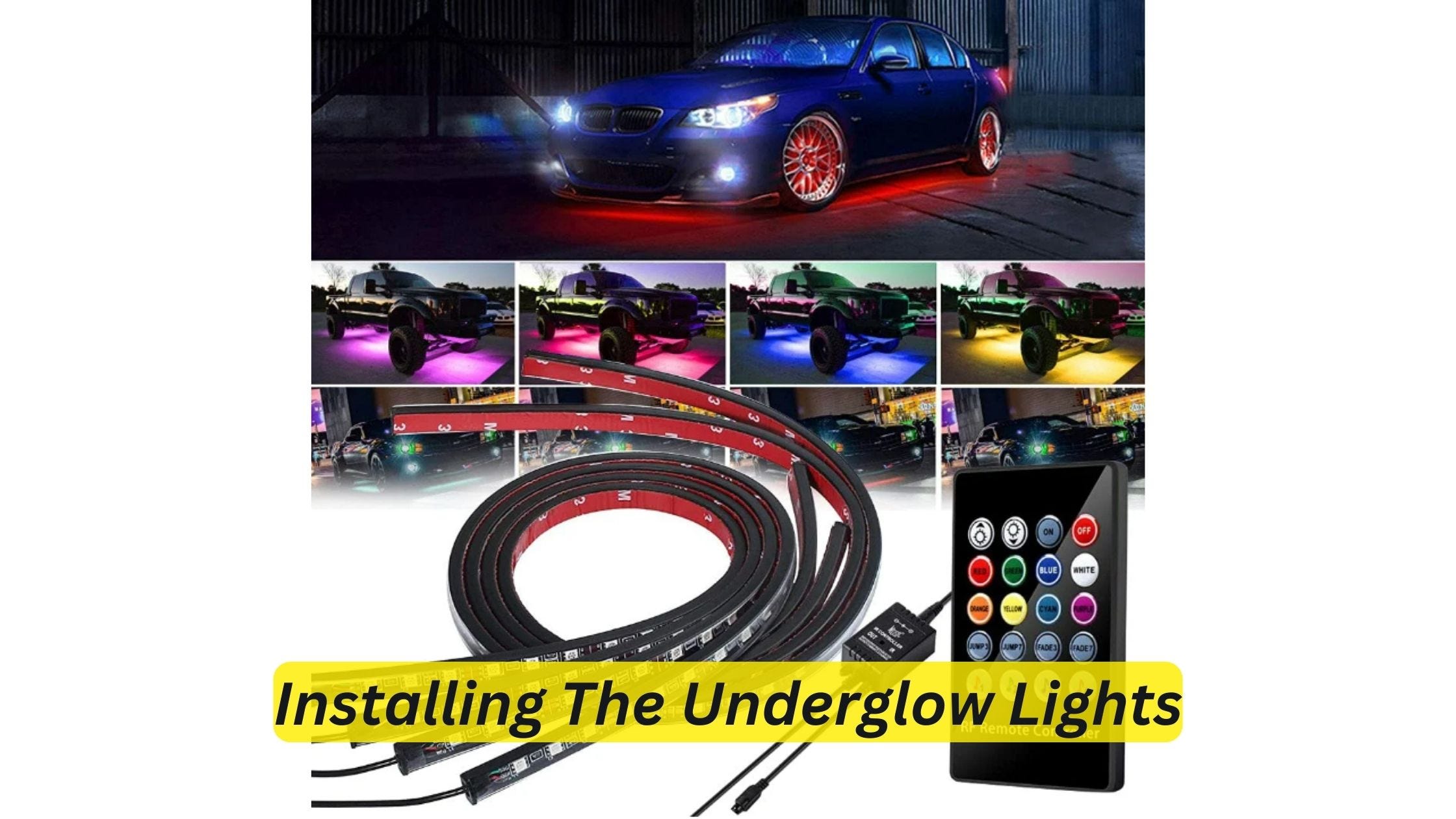 How to Easily Install Underglow Lights on a Car