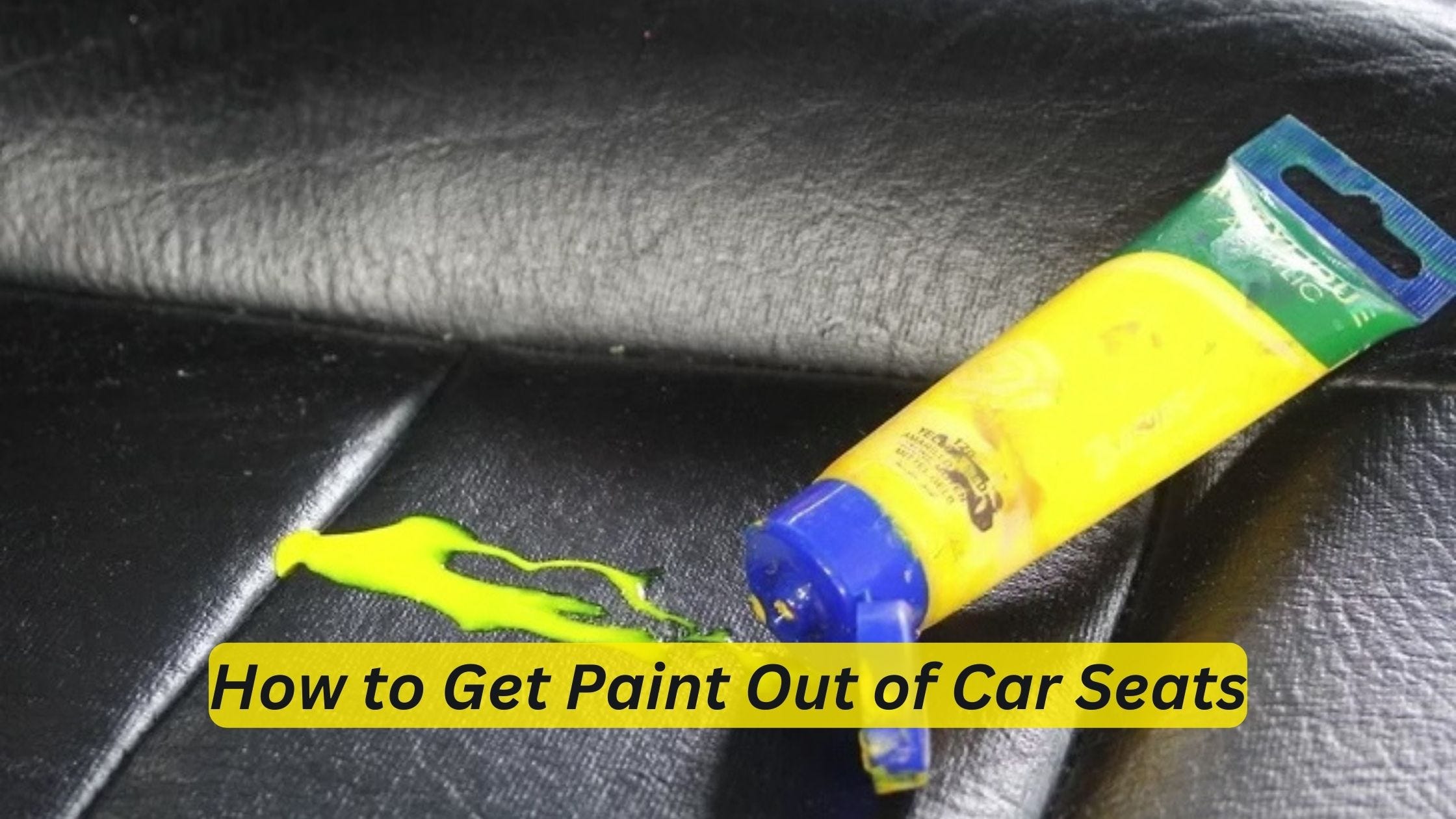 Guide to Car Seat Stain Remover: Say Goodbye to Stubborn Stains