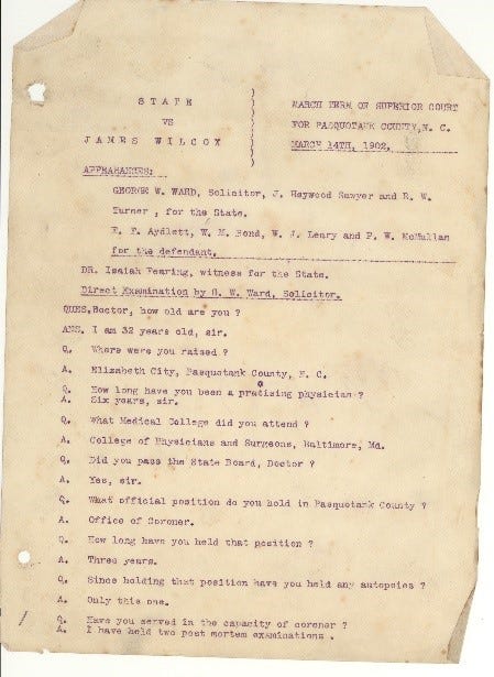 The Murder of Nell Cropsey. Episode 4: Autopsy | by Murder, Mystery, and  Mayhem | Murder, Mystery, and Mayhem in the Old North State | Medium