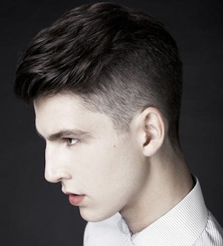 Top 11 kiểu tóc nam mặt tròn mập trán cao che được khuyết điểm