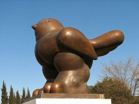 L’uccellino di Botero