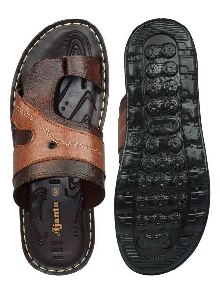 pure leather chappals for womens