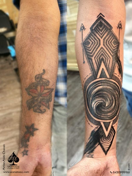 TATTOO COVER UP DESIGNS: DIVINE BLESSING TO THE MANKIND | by Acetattoos | Medium