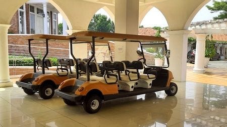 Golf Cart, Mobil Golf San Diego Hills Untuk Keliling Lokasi Makam