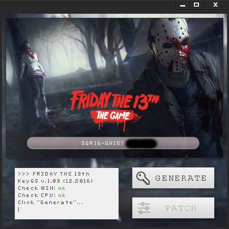 Friday the 13th: The Game Crack Keys Free | by Friday the 13th The Game |  Medium