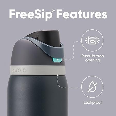 Owala FreeSip Insulated Stainless Steel Water Bottle Review