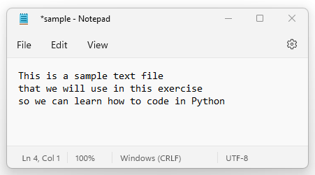 How to open/read files in Python. When I first started practicing coding… |  by Sid Ghani | CodeX | Medium
