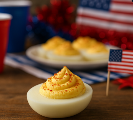 4th of July eggs