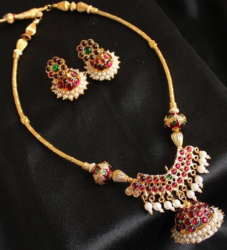 Artificial Temple Jewellery Designs | by Cluster Jewellery | Medium