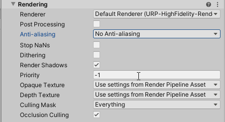 Turn on Post Processing in the Rendering tab.