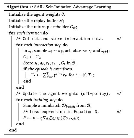Self-Imitation Advantage Learning (SAIL) | by bellman | Medium