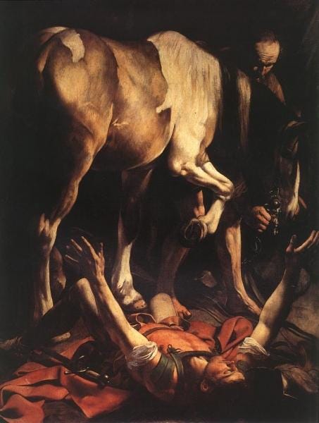 “São Paulo no caminho de Damasco” — Caravaggio