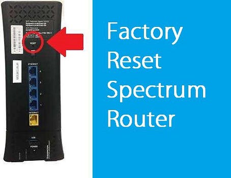 How To Reset Spectrum Router