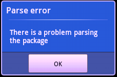 How to fix “Problem parsing the package error” in Android? | by Guru  Technolabs | Medium