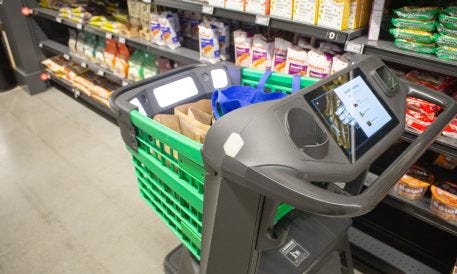 Revolutionizing Grocery Shopping: Amazon Fresh's Smart Carts | by Sanjay K  Mohindroo | Medium