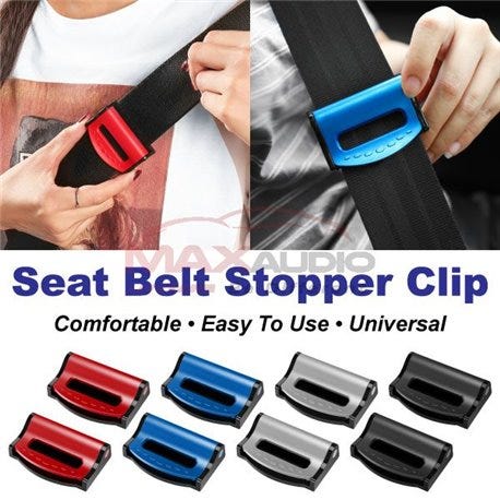 Buy Universal Car Seat Belt Pregnancy Clip Adjustable Buckle Stopper Lock  Skid-proof Seatbelt Clamp - Max Audio - Medium