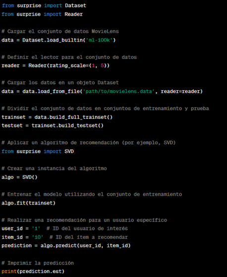 Librería Surprise en Python: Creando Sistemas de Recomendación ...