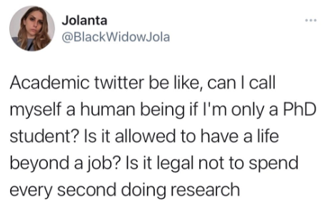 Everything That Makes You Human Is Bad for Your Academic Career