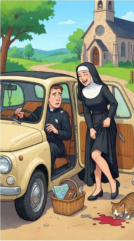What Happened During This Ride Between a Priest and a Nun Left Everyone Laughing