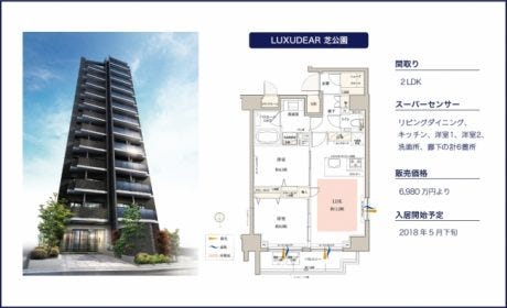 AI搭載マンション「LUXUDEAR 芝公園」分譲開始
