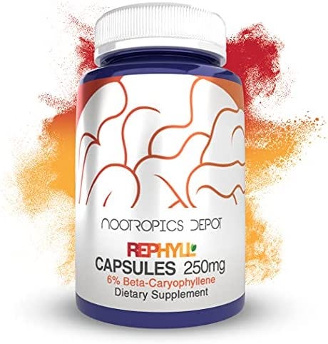 Rephyll Capsules | 250mg | 180 Count | 6% Beta Caryophyllene | Piper nigrum | Supports Pain…
