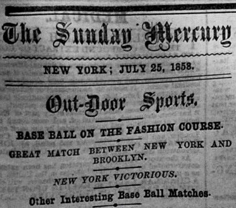 The column header, as presented in the Sunday Mercury report