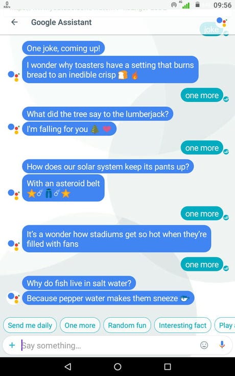  Ok Google Tell Me A Joke I Was Unaware Of This New Feature That 
