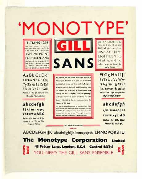 Gill Sans: the sacred and the profane | by Neel Dozome | UX Collective