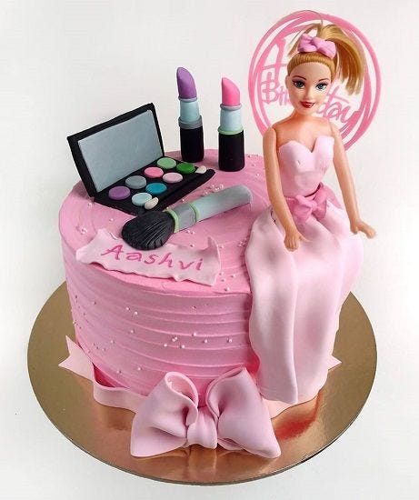 Barbie cake hot sale stand