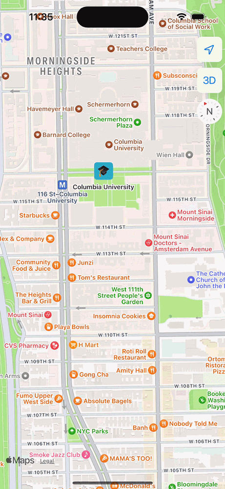 Different Map controls available for a Map